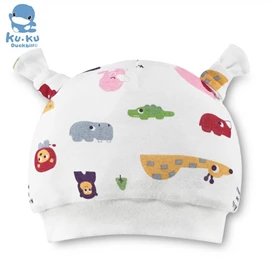 台灣KuKu Duck 動物派對雙結帽-歡樂粉