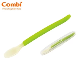 日本Combi Baby Label 软质喂食匙 附收纳盒