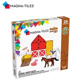 Magna-Tiles 磁力积木-农场动物 25片