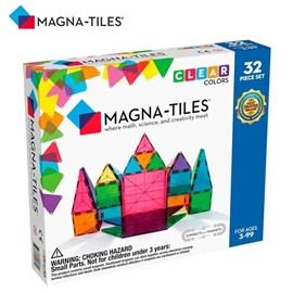 Magna-Tiles 磁力积木-透光彩色 32片