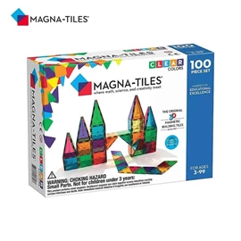 Magna-Tiles 磁力積木-透光彩色 100片