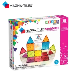 Magna-Tiles 磁力積木-閃亮星塵 15片