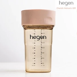 新加坡hegen PCTO™ PPSU 防漏饮水杯-240ml/8oz 粉红