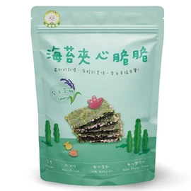 台灣幸福米寶 海苔夾心脆脆-紫米芝麻 30g