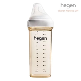 新加坡hegen PCTO™ 多功能寬口奶瓶-PPSU 330ml 白色