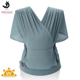 韓國Pognae Step One Air 初生嬰兒揹帶(防UV)-淺藍