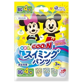 日本Goon 大王游泳學習褲(4條裝)-男女共用 BIG碼 12-20kgs