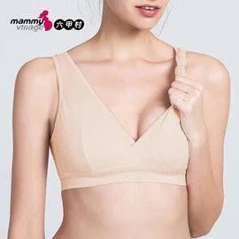 台灣六甲村 AirSkin 透涼V瞬哺內衣-膚色
