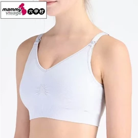 台灣六甲村 All-Day包覆型減壓孕哺內衣-淺灰