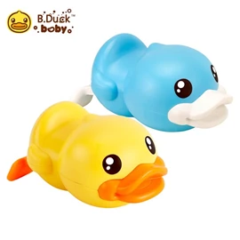 B.Duck 上鏈戲水小鴨-黃色/藍色