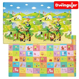 韓國Dwinguler 家居安全遊戲墊-大碼 230 X 140 X 1.5cm 動物園