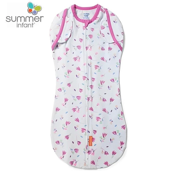 Mama Outlet 美國 Summer Infant SwaddleMe Pod 嬰兒包巾(可轉換型)Large 鬱金香