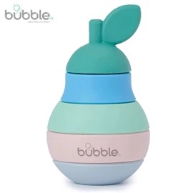 Bubble 全矽胶牙胶堆叠玩具-梨型