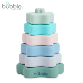 Bubble 全矽胶迷你堆叠玩具-星型