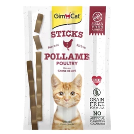 GimCat 无谷物肉条-鸡肉及鸡肝 4支装