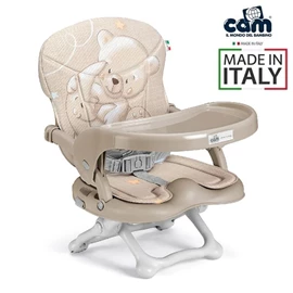 意大利CAM Smarty Pop 便携小餐椅-卡其/熊仔