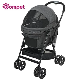 Compet miliclan α 中型犬宠物车-冷酷黑