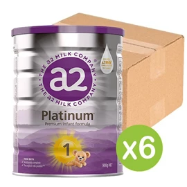 澳洲a2 Platinum 白金版 婴儿配方奶粉-1号(0-6个月) 900g X 6罐