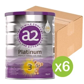澳洲a2 Platinum 白金版 幼儿配方奶粉-3号(1-3岁) 900g X 6罐