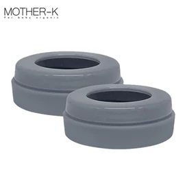 韩国Mother-K 奶瓶水杯共用奶嘴环-2入 时尚灰