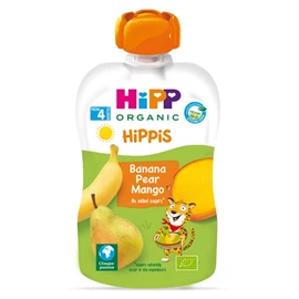 HiPP 喜寶有機果蓉唧唧裝-香蕉洋梨芒果 100g