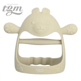 韩国tgm 白金矽胶牙胶(可穿戴手腕)连收纳盒-兔仔 橄榄绿