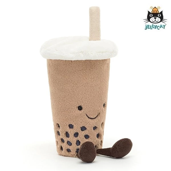 Mama Outlet 英國 JellyCat Amuseable Bubble Tea 珍珠奶茶公仔 嬰兒用品 母嬰用品