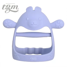 韩国tgm 白金矽胶牙胶(可穿戴手腕)连收纳盒-兔仔 蓝色