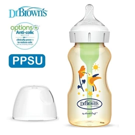 美国Dr. Brown's Options+ 仿母乳排气奶樽 - PPSU 9oz 蜂鸟