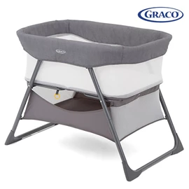 美国Graco Side By Side 伴睡床边床-灰色