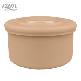 韓國tgm 鉑金矽膠食物儲存器-200ml 沙杏色
