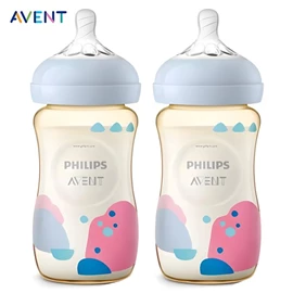 英國 Avent Natural 奶樽-PPSU 兩個裝 260ml/9oz 藝術啟蒙彩繪
