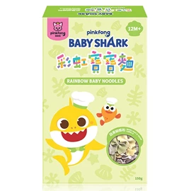 Baby Shark 彩虹寶寶麵-蔬果蝴蝶粉 150g