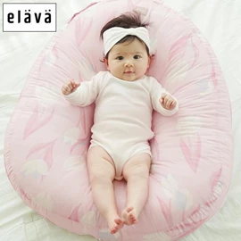 韓國Elava 多功能甜甜圈互動枕(莫代爾纖維)-Tulip Pink