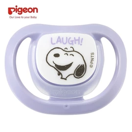 日本Pigeon 親膚安撫奶嘴-L碼 6-18個月 史努比
