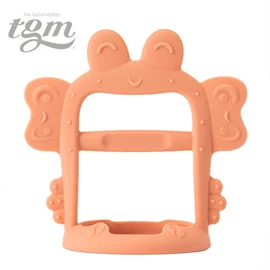 韩国tgm 白金矽胶牙胶(可穿戴手腕)连收纳盒-螃蟹 橙色