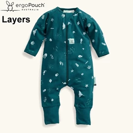 澳洲ergoPouch 长袖连身衣-0.2TOG Ocean