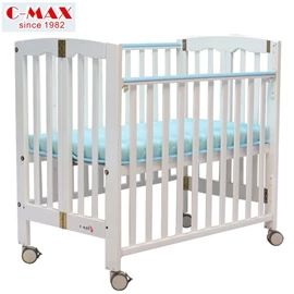 C-MAX 摺合式婴儿床 #0112(附送3寸床褥) (两色选)