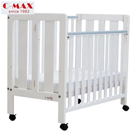 C-MAX 摺合式婴儿床 #328B(附送3寸床褥) (两色选)