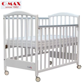 C-MAX 2合1婴儿床 #1701 (附送4寸床褥及儿童床拦板) (两色选)