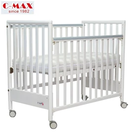 C-MAX 2合1婴儿床 #1704 (附送4寸床褥及儿童床拦板) (两色选)