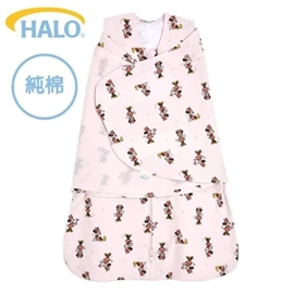美國Halo Swaddle 二合一嬰兒包被睡袋-純棉 1.5TOG-Hello 米妮