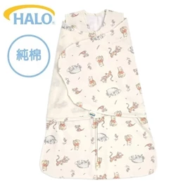 美國Halo Swaddle 二合一嬰兒包被睡袋-純棉 1.5TOG-小熊維尼與朋友