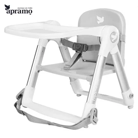 英國 Apramo Flippa® Classic 便攜式兩用餐椅-銀灰色