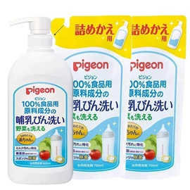 日本Pigeon 奶樽蔬菜清洗液/ 1+2 优惠套装