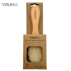 Youha 優合 天然山羊毛 嬰兒梳子