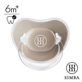 台灣小獅王 Simba 蘊蜜超柔拇指安撫奶嘴/ 耐咬較大 6M+ 杏茶