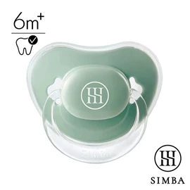 台灣小獅王 Simba 蘊蜜超柔拇指安撫奶嘴/ 耐咬較大 6M+ 綠沐