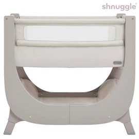 英國Shnuggle Air Lite 床邊嬰兒床/ 灰褐色