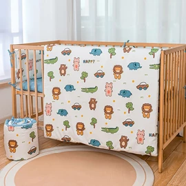 Lenny World 嬰兒空調被(全棉貢緞)-森林派對